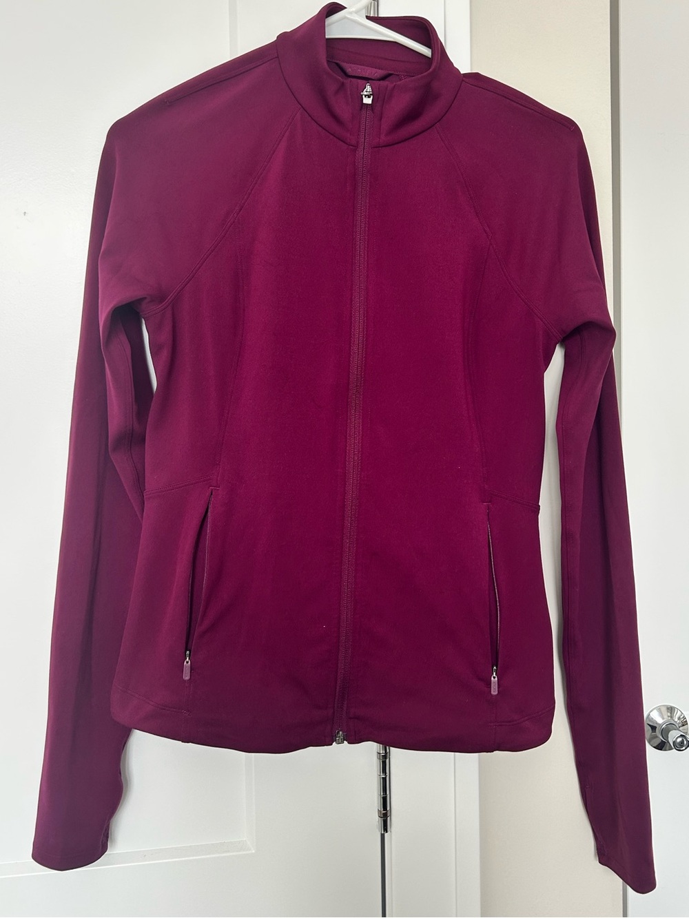 Women's Athleta Salutation Jacket Zip-Front Jacket in Plum (Purple/Pink) size S